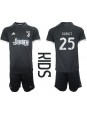Billige Juventus Adrien Rabiot #25 Tredjedraktsett Barn 2023-24 Kortermet (+ Korte bukser)